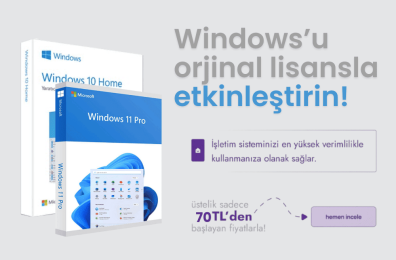 Orijinal Windows 10 ve 11 Lisansları Burada! Hemen Satın Alın!